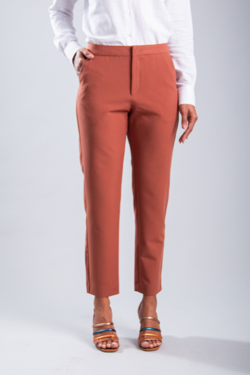 CALÇA FEMININA COGNAC SPAN