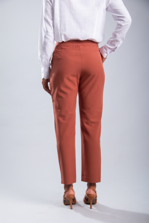 CALÇA FEMININA COGNAC SPAN