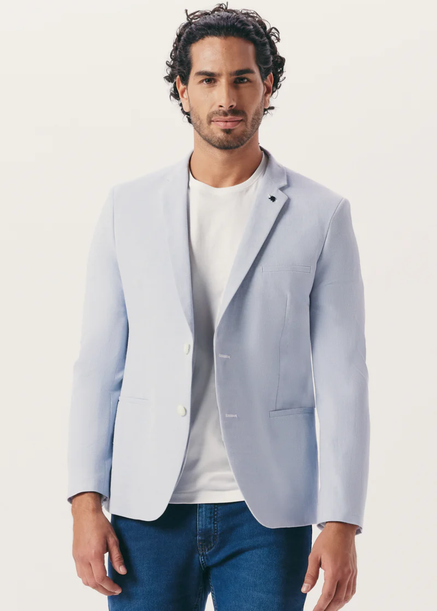 BLAZER CASUAL BABY BLUE