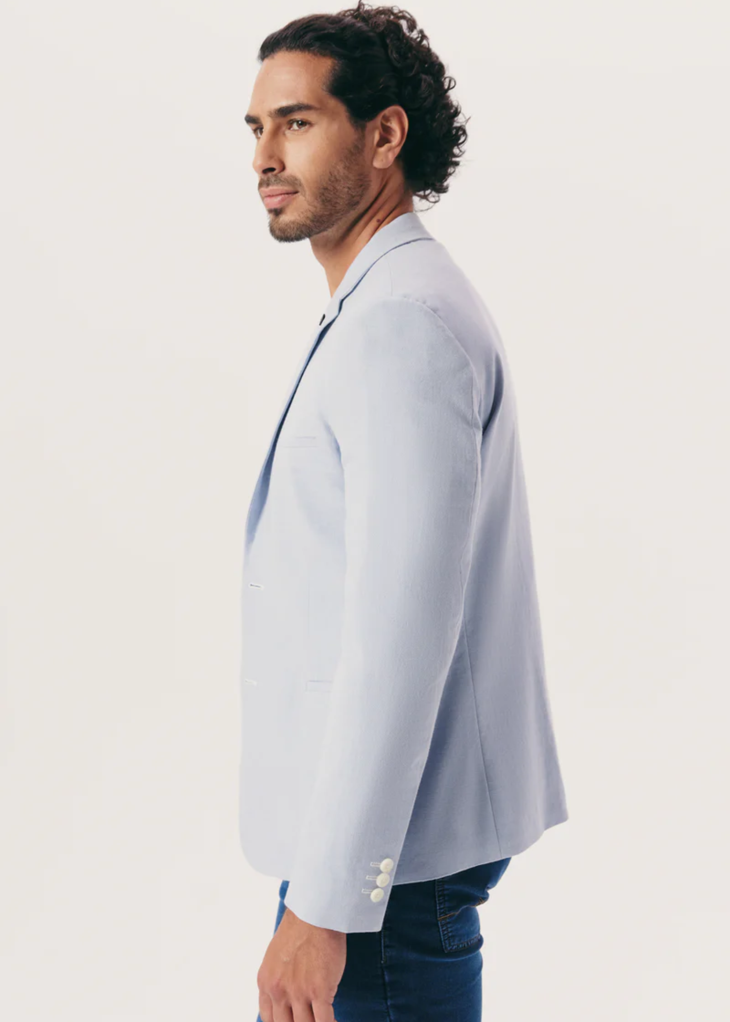 BLAZER CASUAL BABY BLUE