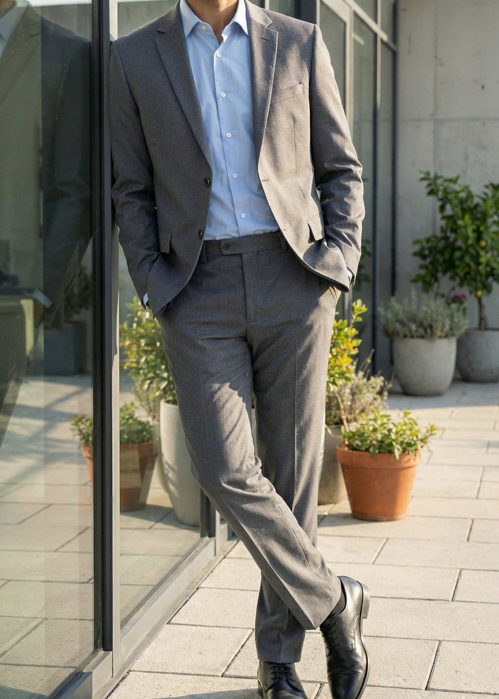 TERNO ITALIANO LÃ E SEDA