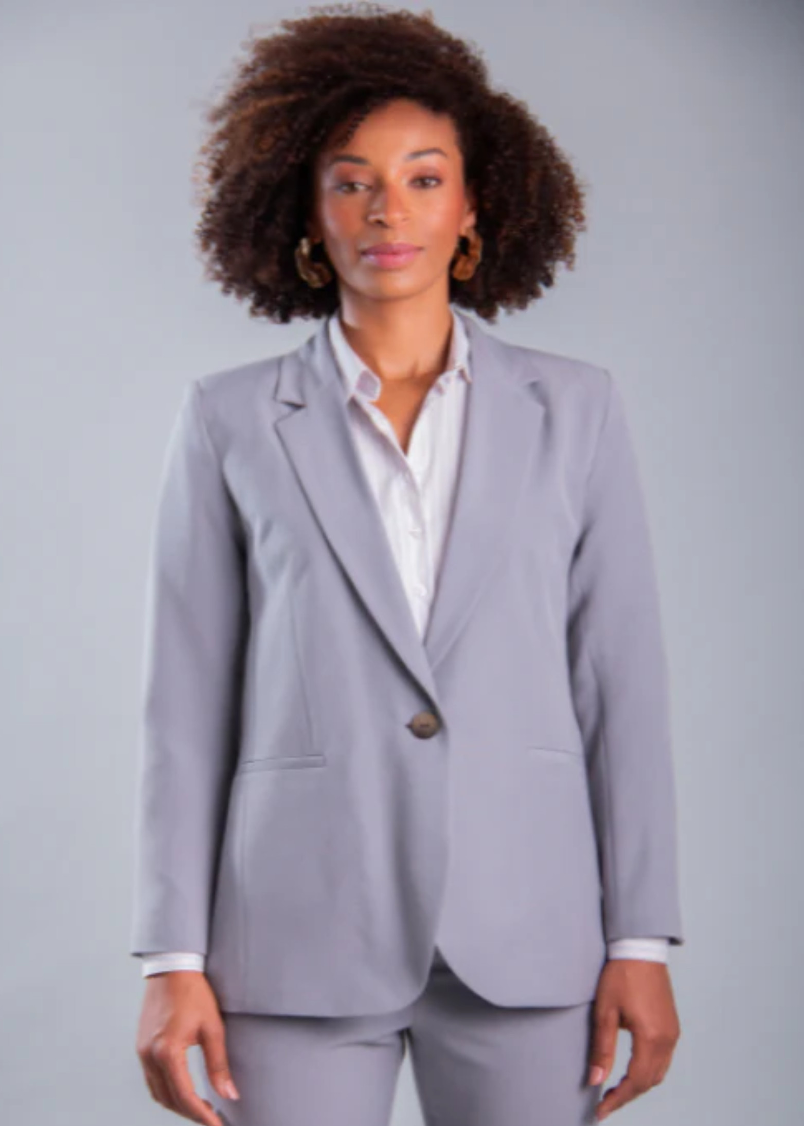 BLAZER FEMININO TAUPE SPAN