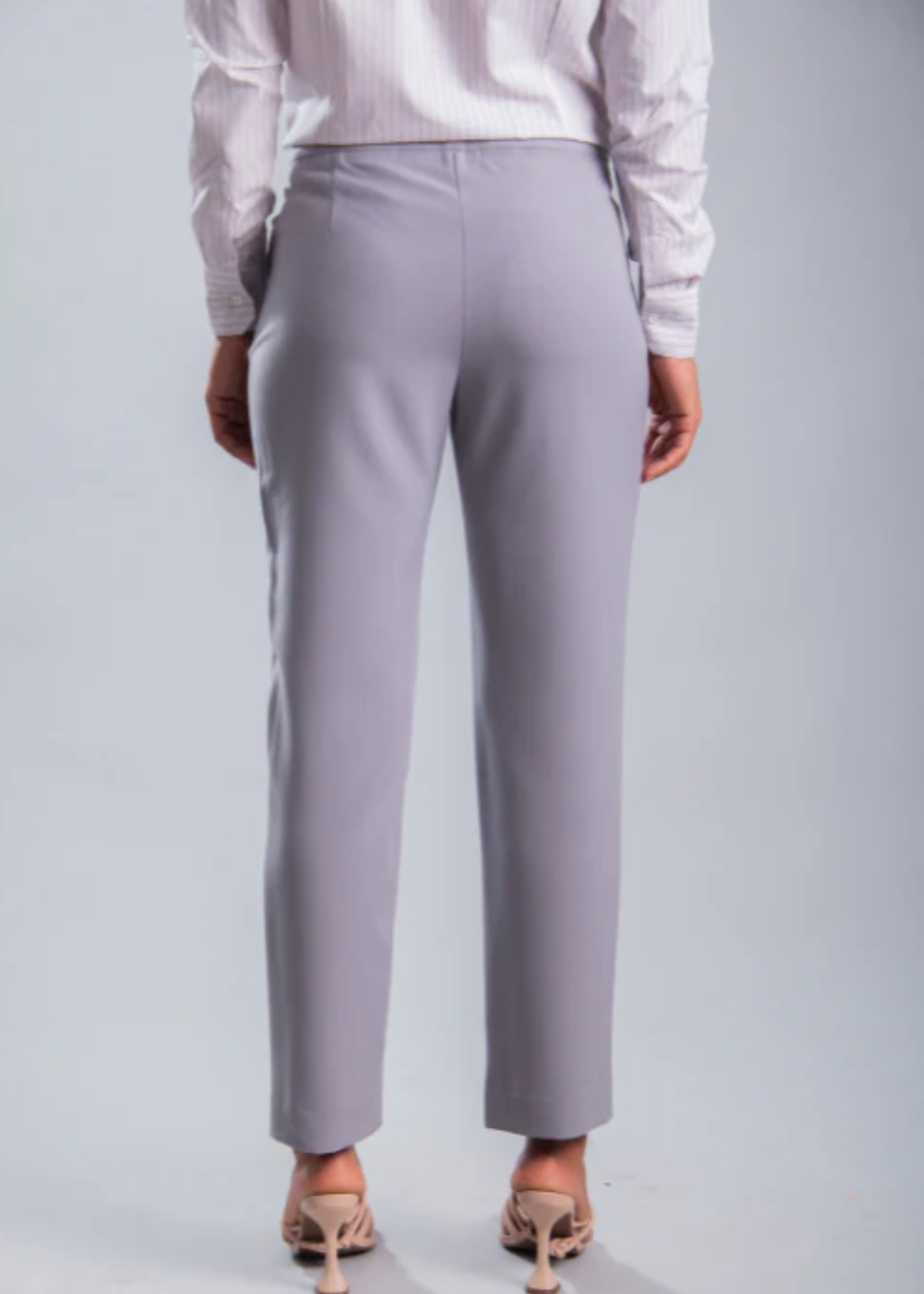 CALÇA FEMININA TAUPE SPAN