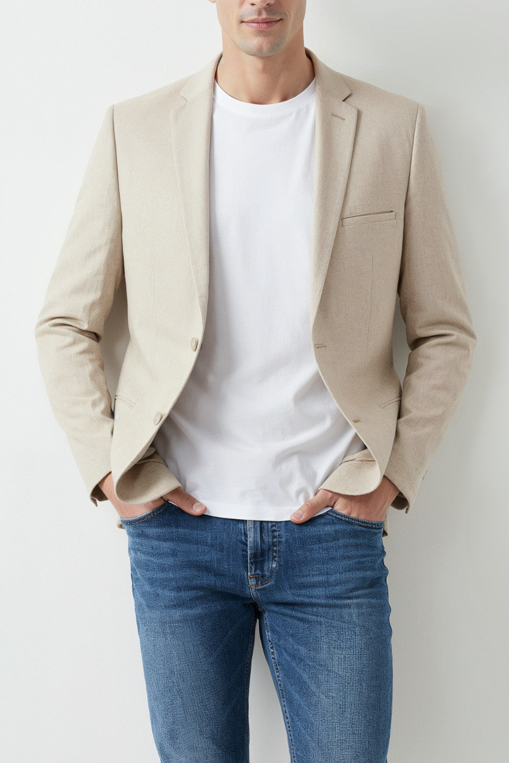 BLAZER CASUAL DEAL BEGE