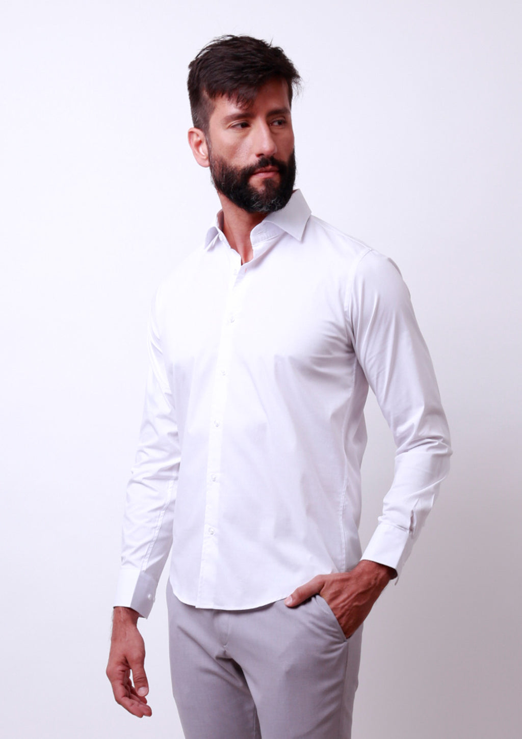 CAMISA EASY CARE COM ESTRUTURA - Estampado